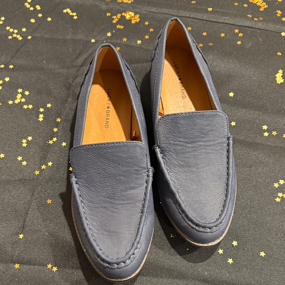 Lucky Brand Men's Dark Blue Loafers